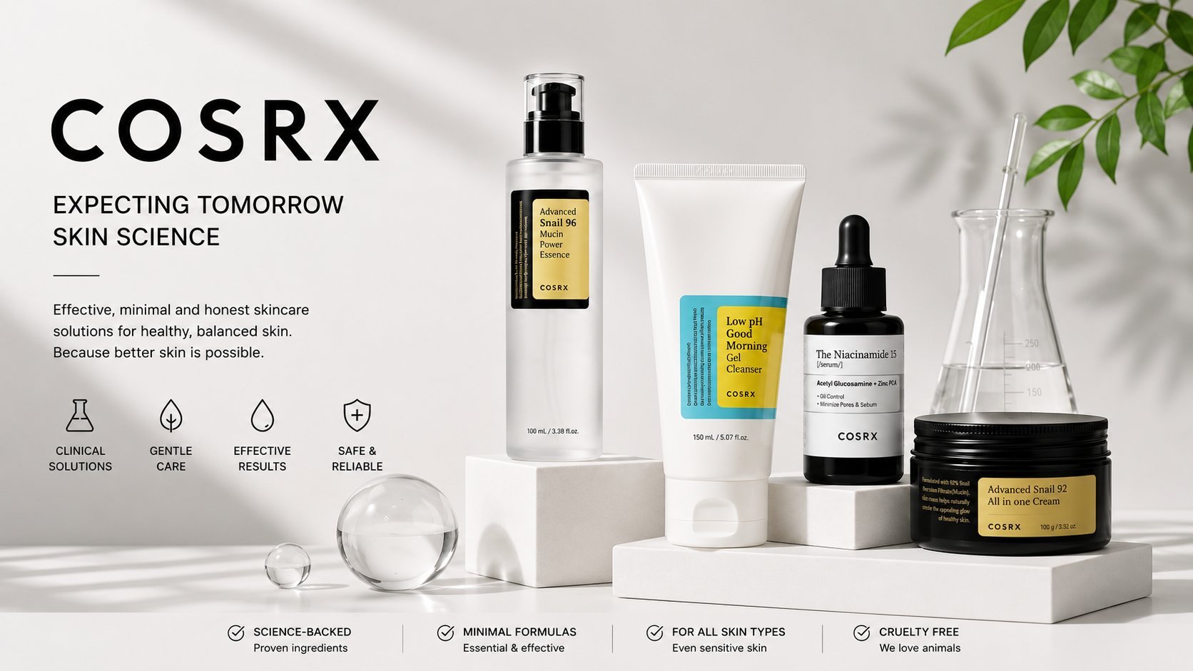 COSRX — Expecting Tomorrow Skin Science